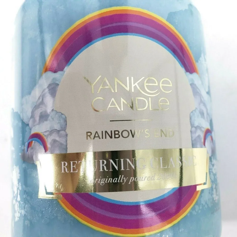 Yankee Candle RAINBOW'S END Candle‎ 50 Anniversary